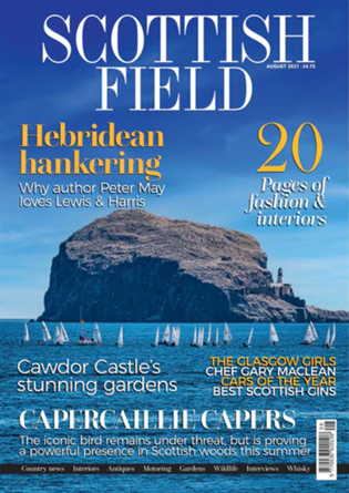 Scottish Field August 2021 front cover.